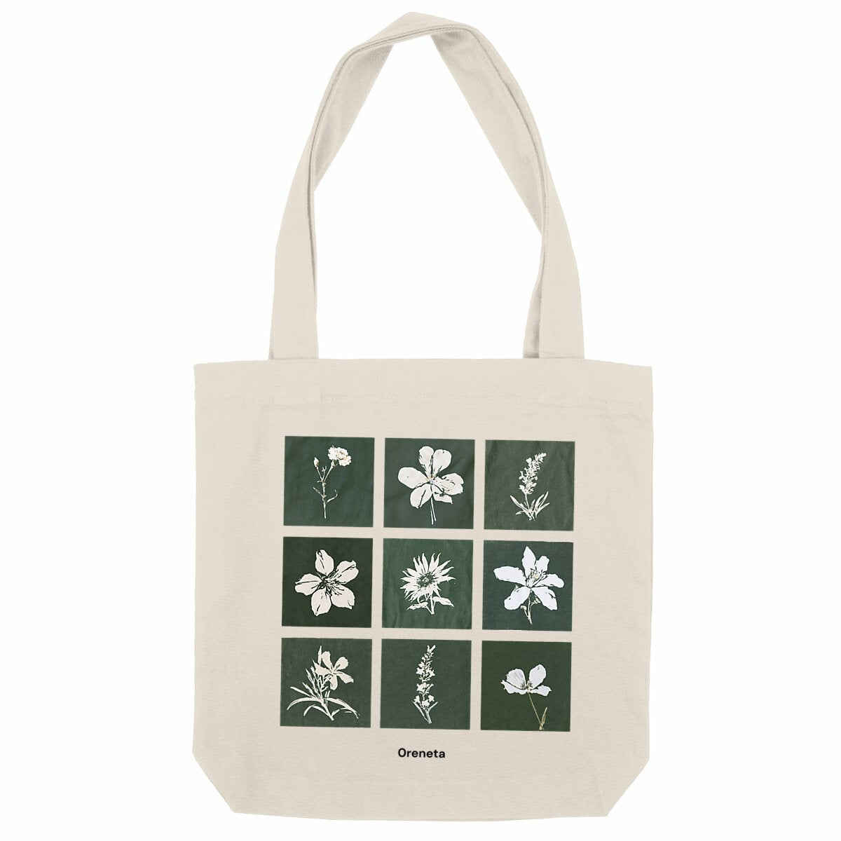 Botánica de la península - Tote bag - Algodón 70% reciclado, 30% poliéster reciclado - front_natural